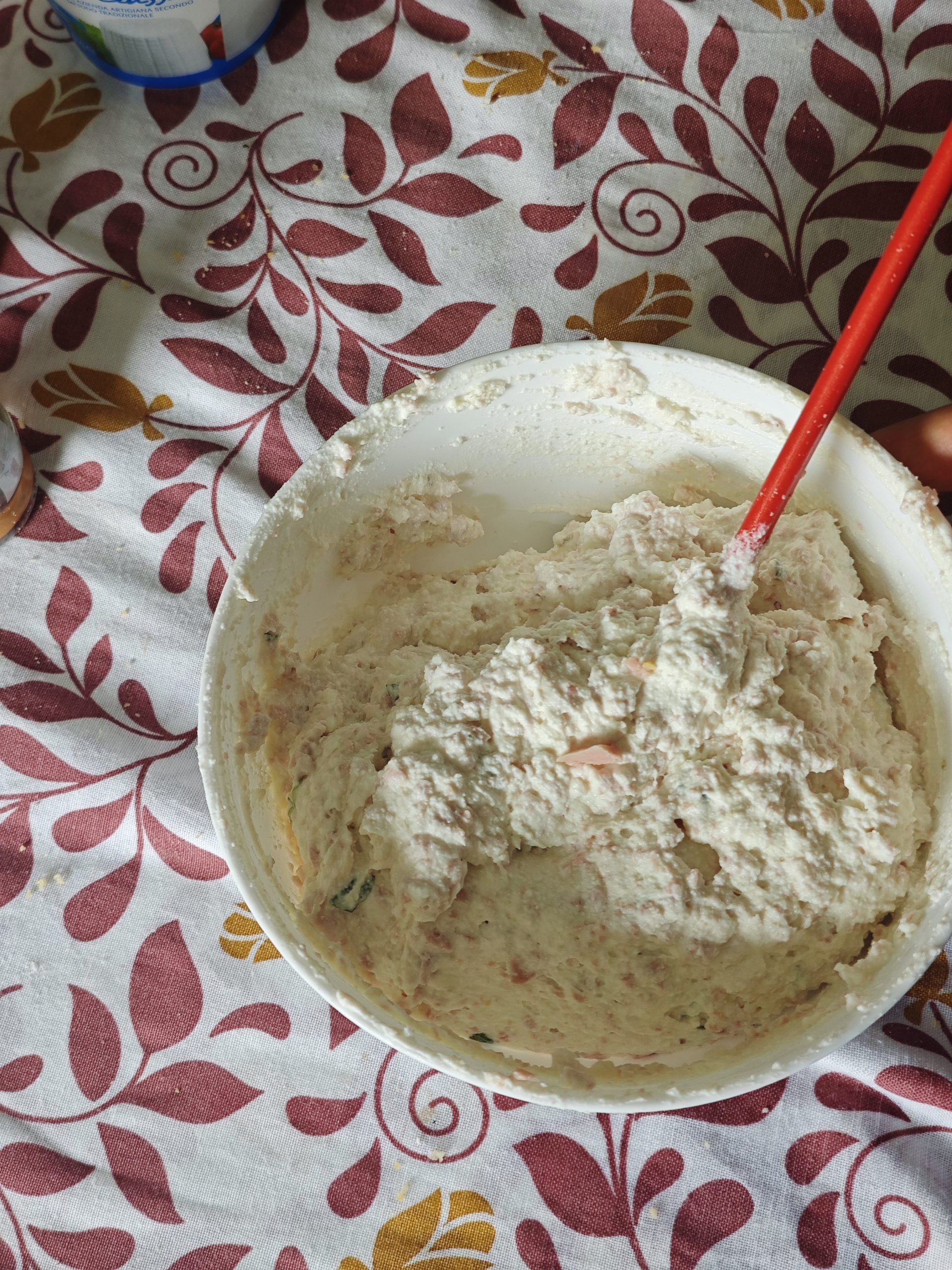 Cheesecake Mortadella e Pistacchio — Passo 2