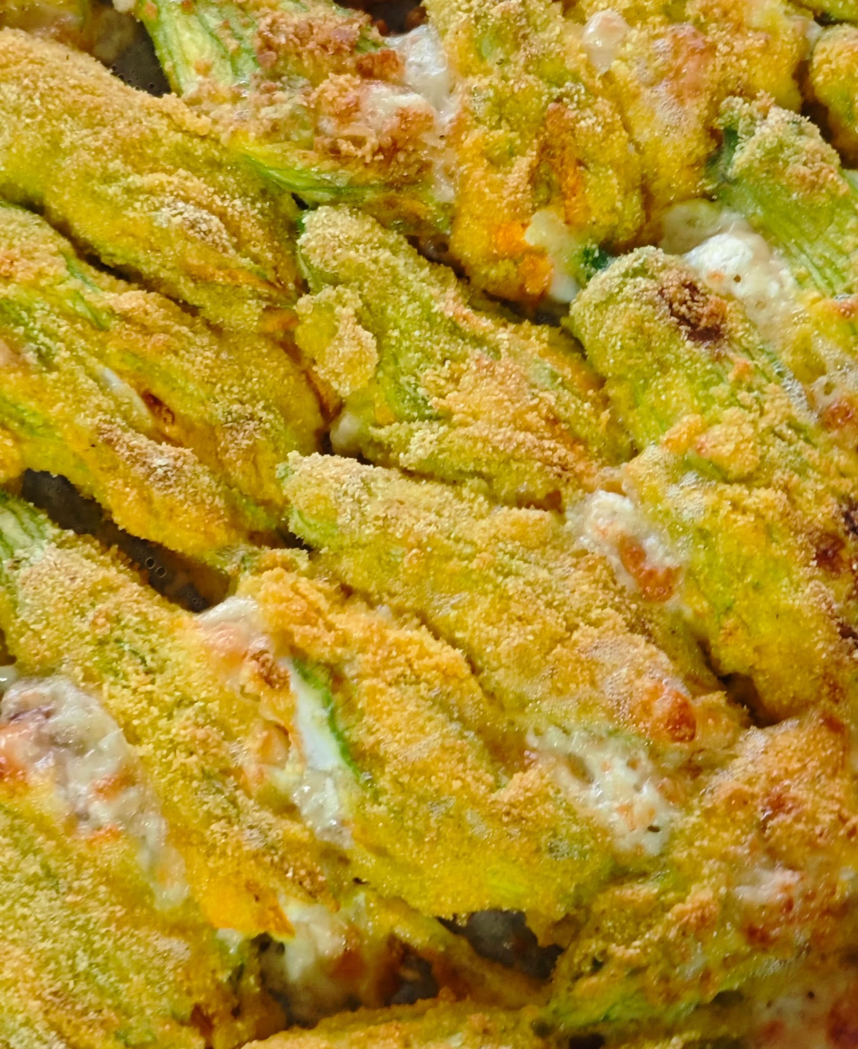 Fiori di Zucca ripieni e gluten free🌽 — Passo 4