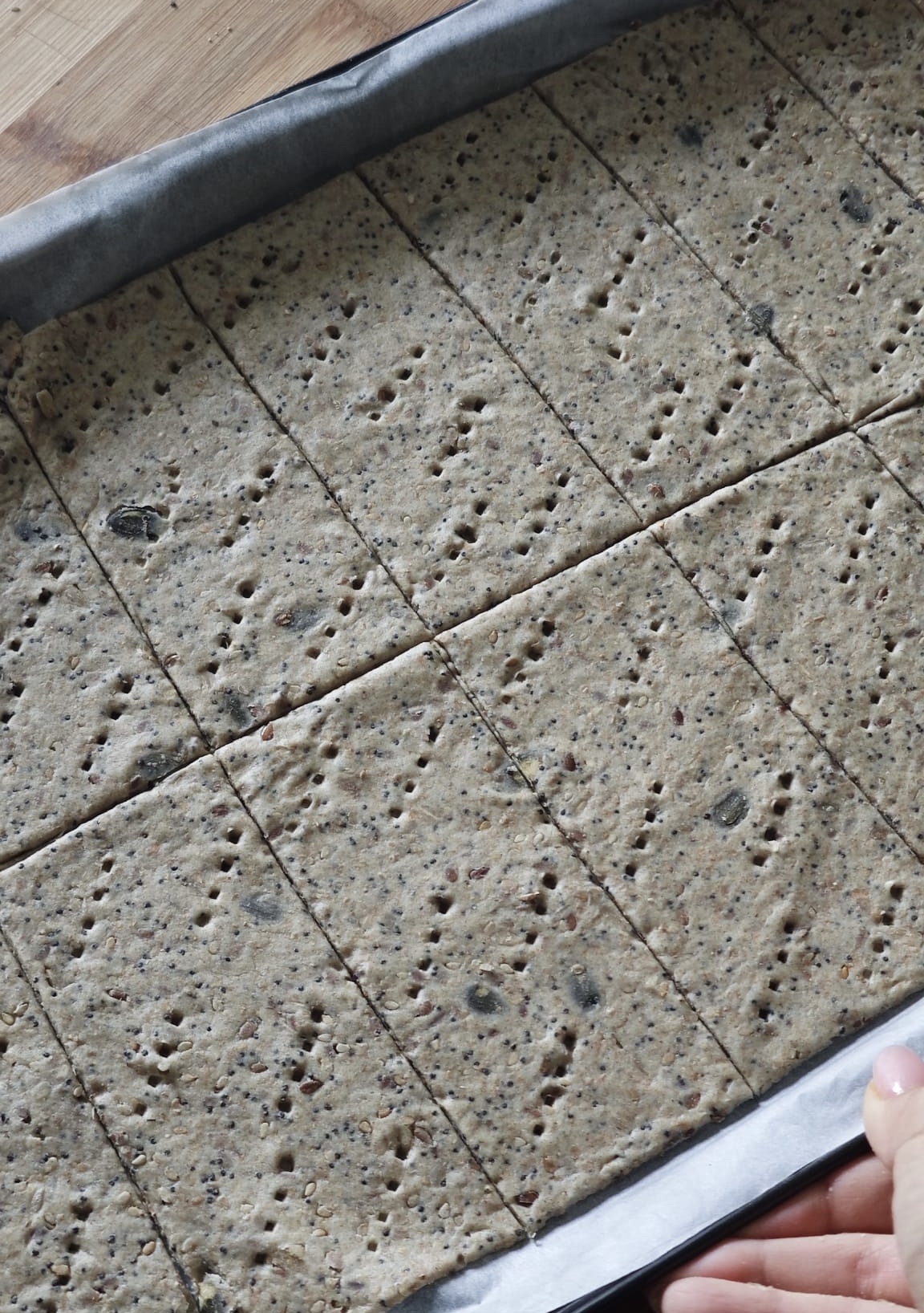 Crackers Integrali ai Semi🤎 — Passo 2