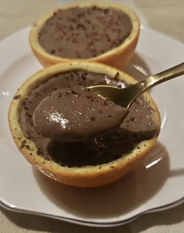 Semisfere Fondente, Arancia e Yogurt Greco 🍊🤎 — Passo 3