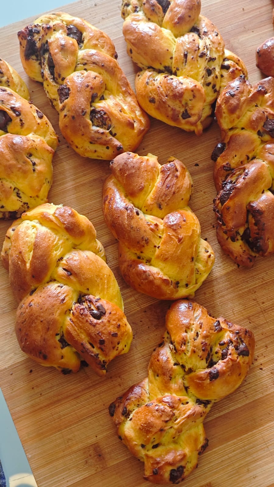 Treccine di Pan Brioche Zucca e Cioccolato🧡🍞 - ricetta di afuocolento