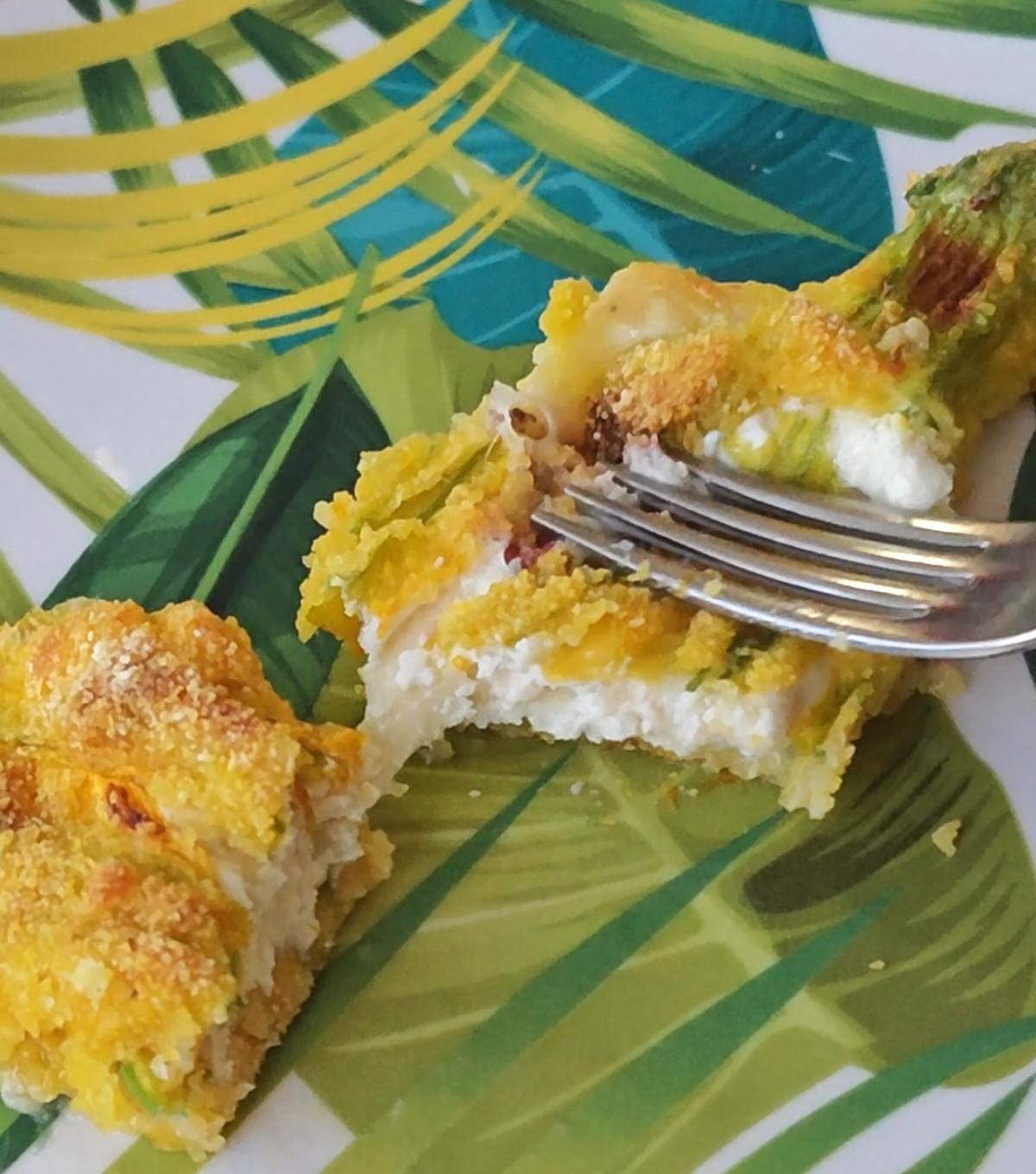 Fiori di Zucca ripieni e gluten free🌽 — Passo 5