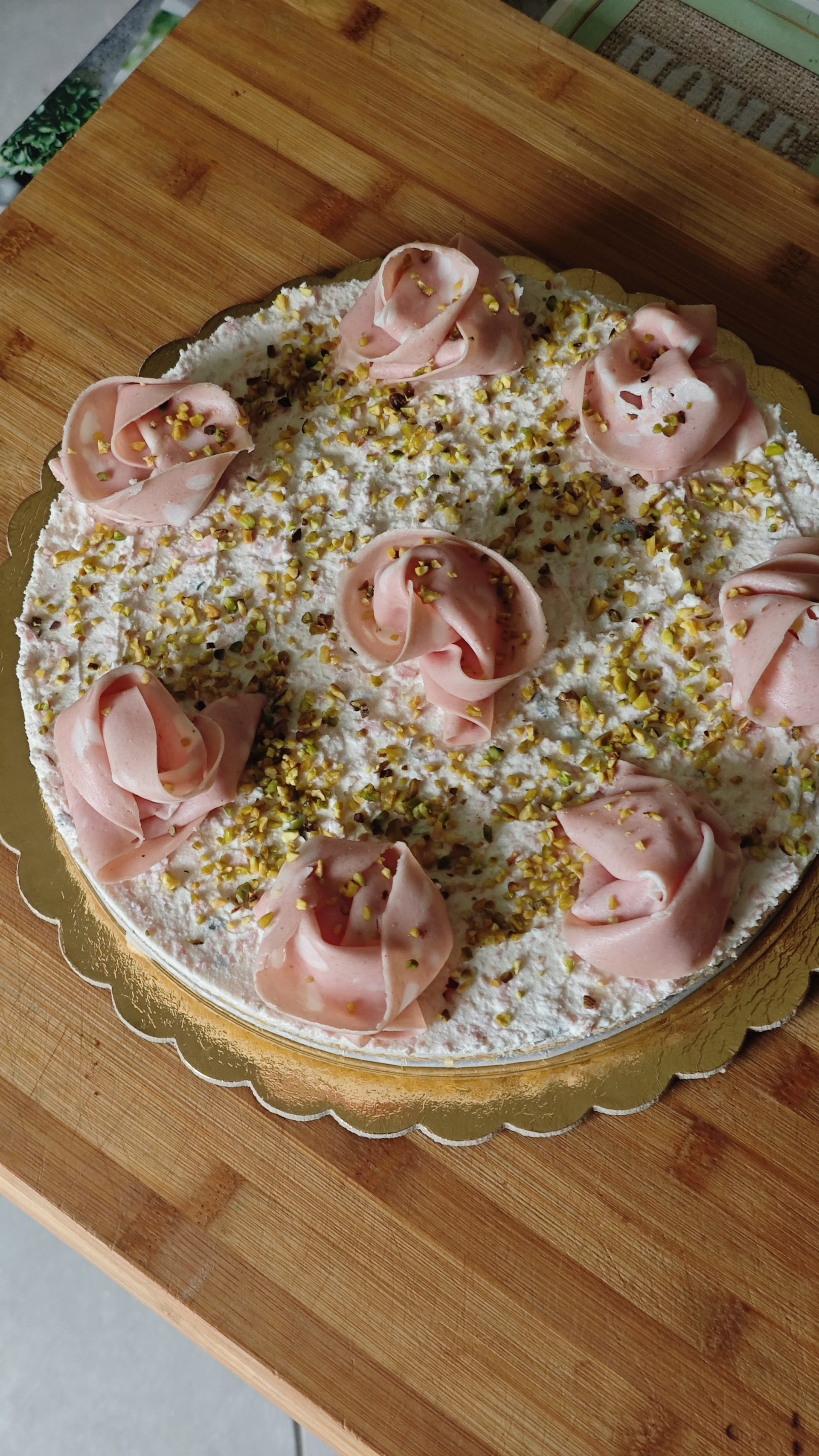 Cheesecake Mortadella e Pistacchio — Passo 4