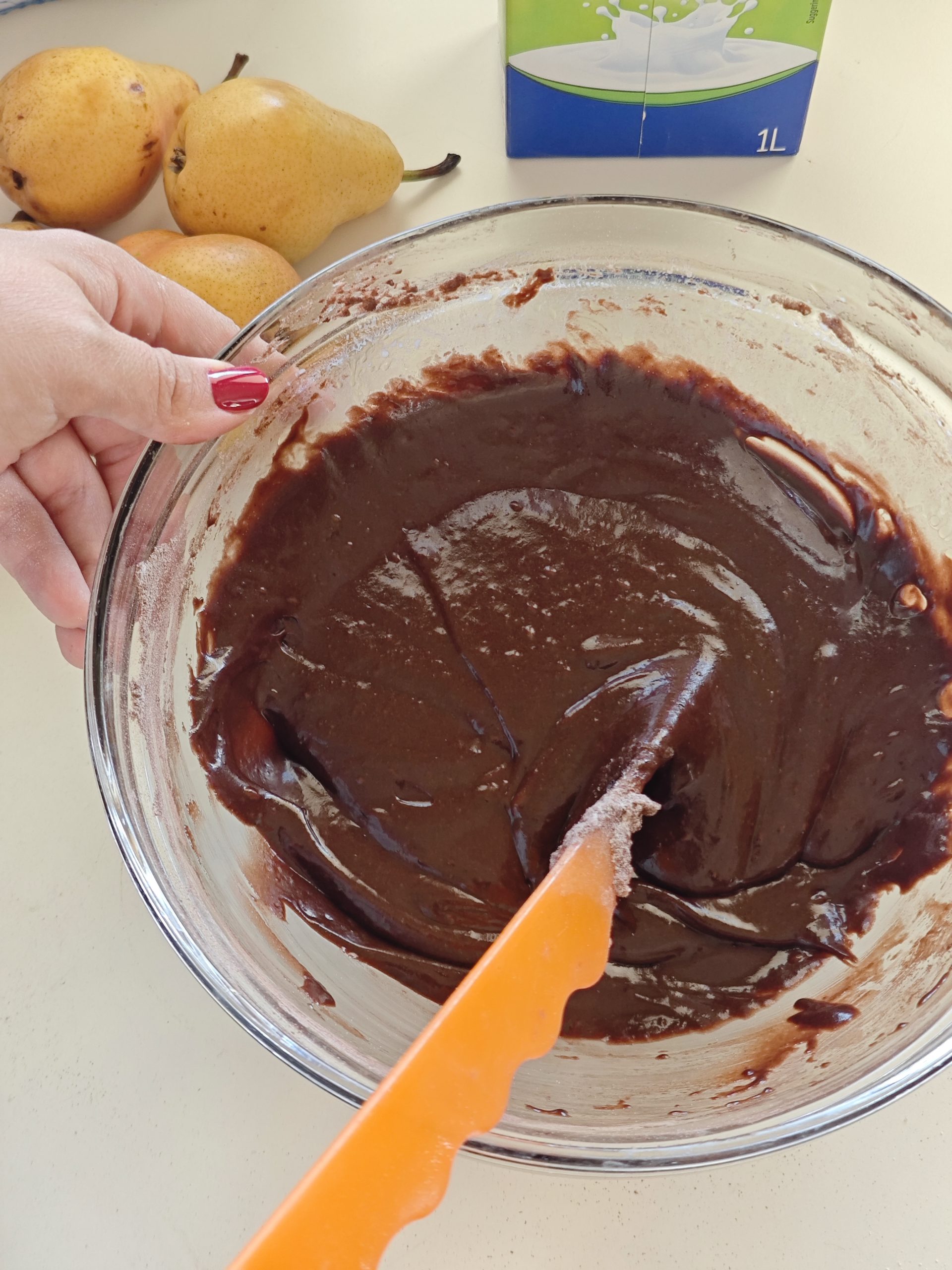Torta pere e cioccolato🤎🍐 — Passo 3